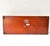 Wood 2003 Bombay Company Mahogany Desk or Dresser Valet Organizer With Brass Inlay and Faux Leather Lining For Sale - Image 7 of 10