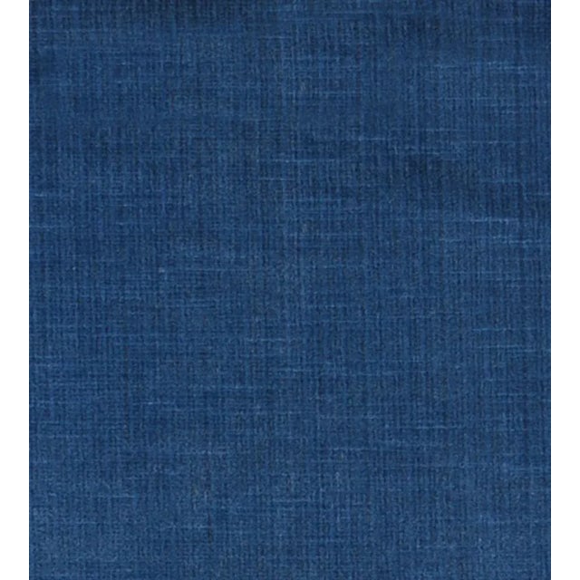 Traditional Sample - The House of Scalamandré Upcountry Fabric, Sapphire For Sale - Image 3 of 3