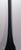 Vintage Post-Modern Solid Black Glass Eiffel Tower Stretch Vase – For Sale In Houston - Image 6 of 12
