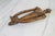 Vintage Brass Plated Door Knocker For Sale - Image 4 of 8
