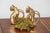 Pair of Vintage Art Deco Brass Cat Bookends For Sale - Image 4 of 6