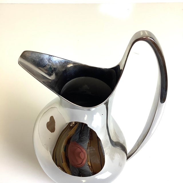 Georg Jensen Henning Koppel Pitcher Denmark Stainless Steel 11.25”H * VERY NICE! Shows only very very minor wear. Measures...