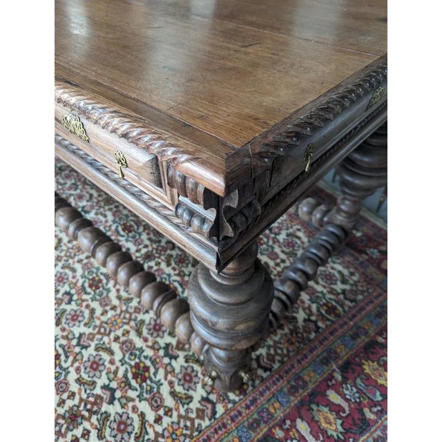 Portuguese Rosewood Coffee Table, 19th Century For Sale - Image 9 of 11