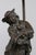 Metal Theodore Alexander Bronze Sculpture of Man Table Lamp For Sale - Image 7 of 16