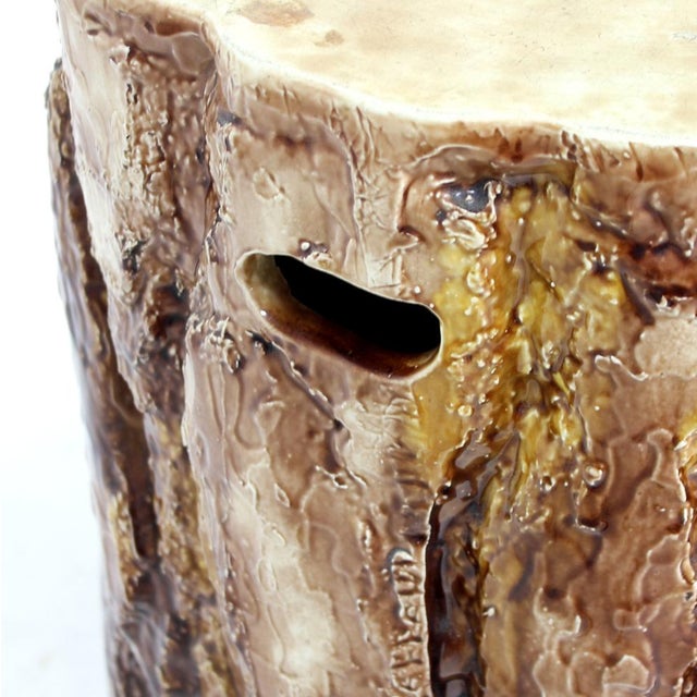 Large Life Size Majolica Sculpture by Gustavsberg, 1890s For Sale - Image 11 of 17