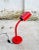 Red Gooseneck Desk Lamp from Targetti Sankey, Italy, 1970s For Sale - Image 6 of 12