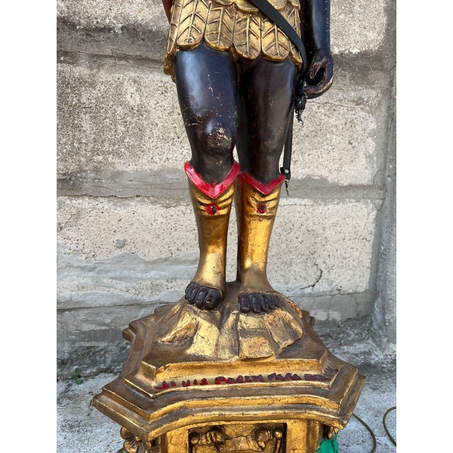 Nine-Light Floor Lamp in Venetian Moor Polychrome by Ignoto for Ignoto For Sale - Image 11 of 16