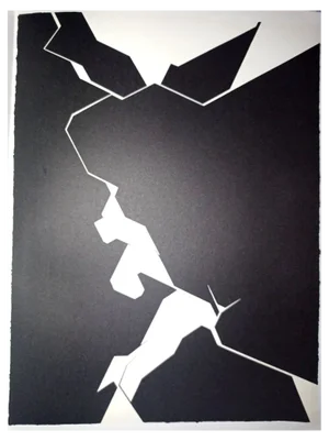 Pablo Palazuelo, Abstract Composition, Original Lithograph, 1974