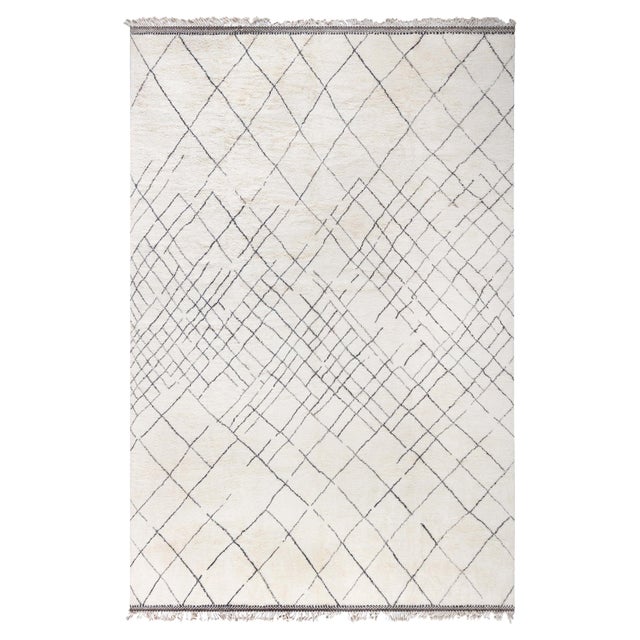 Modern Moroccan Hand-Knotted Wool Rug by Doris Leslie Blau For Sale