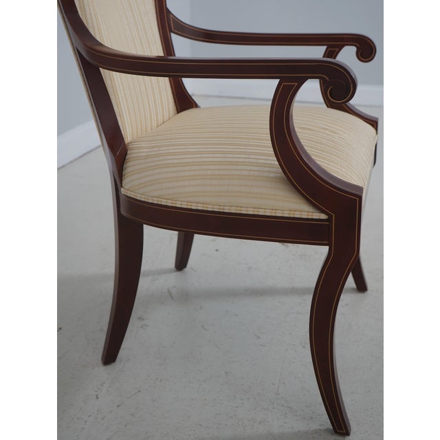 Set of 8 John Widdicomb Neoclassical Klismos Dining Room Chairs For Sale In Philadelphia - Image 6 of 18