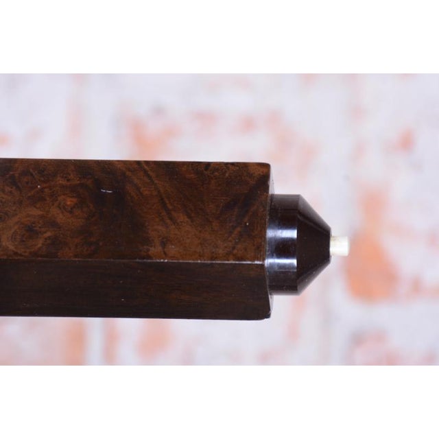 1920s Art Deco Floor Lamp in Walnut attributed to J. Halabala for Up Závody, Czech, 1920s For Sale - Image 5 of 18