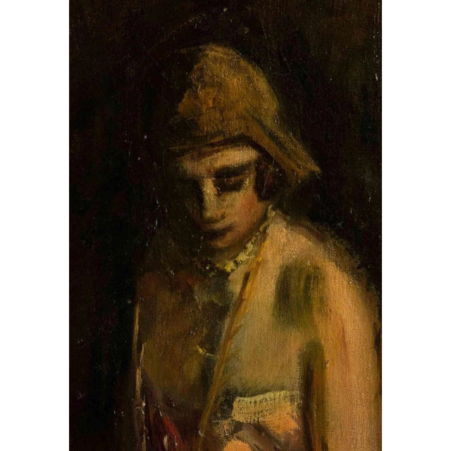 Antonio Feltrinelli, Woman, Oil on Canvas, 1932 For Sale