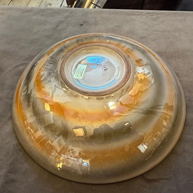 A Rare 1950s Mid-Century Modern " Lustro " Italian Ceramic Centerpiece For Sale - Image 9 of 10