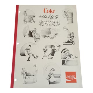 1950's Coca Cola "Sports Notebook" For Sale