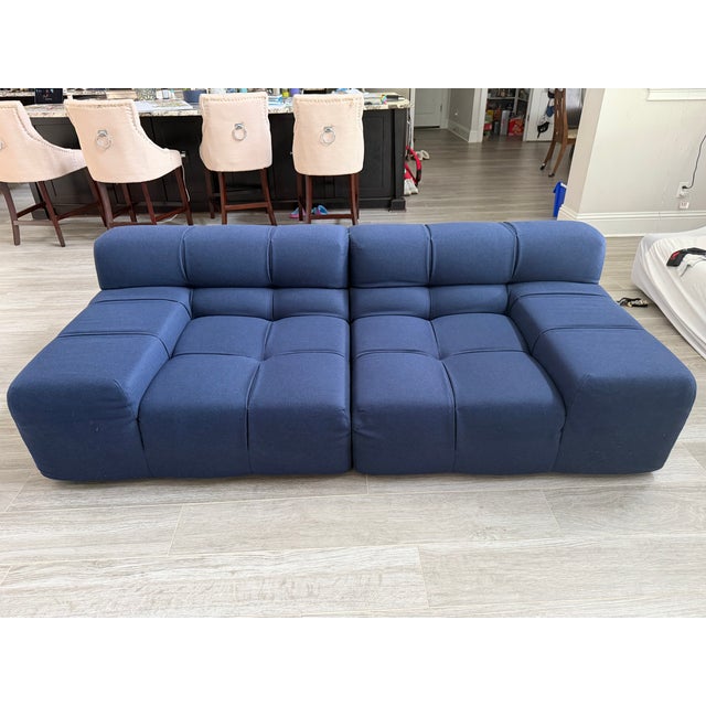 Textile B&b Italia Tuffy-Too Two Piece Sofa For Sale - Image 7 of 8