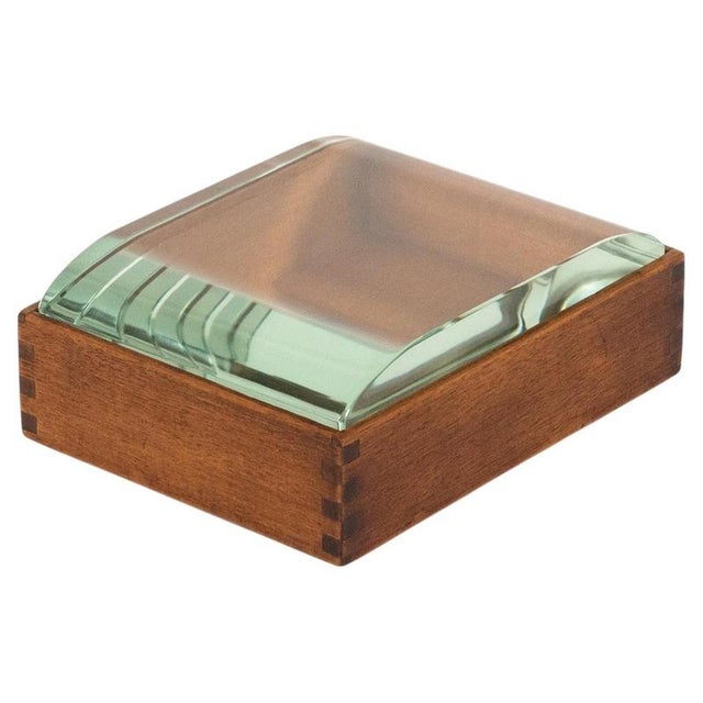 Mid-Century Box in Wood and Glass by Pietro Chiesa, Italy, 1950s For Sale - Image 16 of 16
