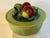 Vintage Wade California Apple Motif Covered Art Pottery Bowl For Sale - Image 4 of 12