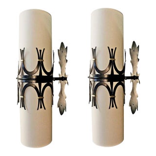 Pair of Vintage Neo-Baroque Era Wall Sconces For Sale