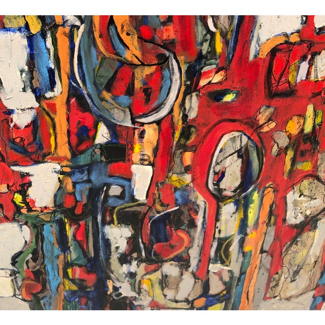 Obsession 31-Bold Abstract- 48"x60"x1.5" For Sale In Palm Springs - Image 6 of 7