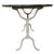 Modern Antique French Cast Iron & Marble Bistro Table, 1900s For Sale - Image 3 of 16