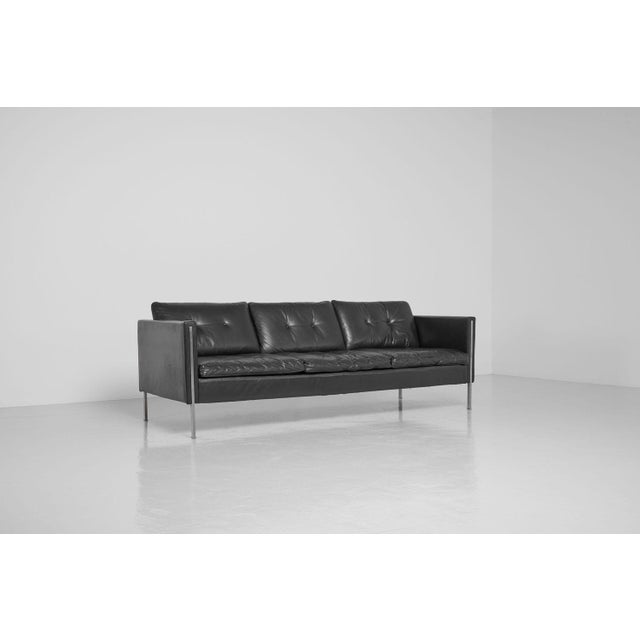 Nice minimalistic model 442/3 sofa designed by Pierre Paulin and manufactured by Artifort, The Netherlands 1962. This is...