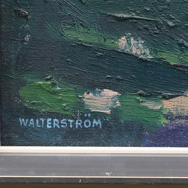 Ingvar Walterström, Forest Road III, 1960s, Oil on Canvas, Framed For Sale - Image 5 of 18