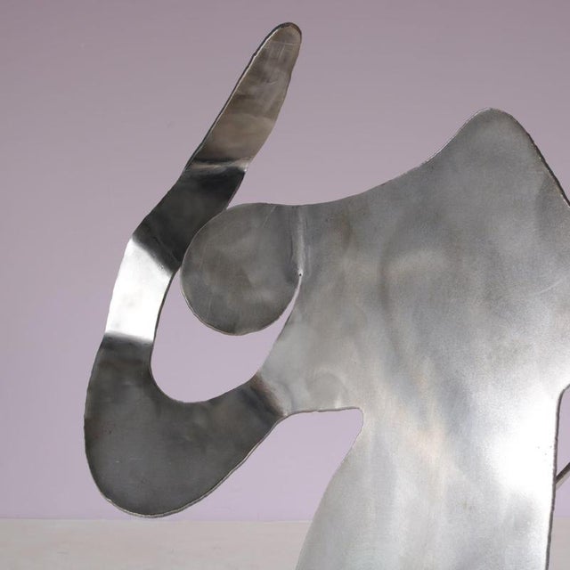 Guido Hafner, Mensch Mit Mensch (Human with Human), 1990s, Metal For Sale - Image 13 of 16