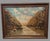 Antique Norwegian Seascape Village Oil Painting on Canvas H Lichtenberger For Sale - Image 11 of 11