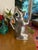Stamped Authentic- Vintage 1979 Arthur Court Aluminum Frog Pitcher With Jade Green Eyes For Sale - Image 10 of 12