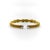 1970s Vintage 14k Gold Woven Cuff Bracelet With Diamond X Details For Sale - Image 5 of 11