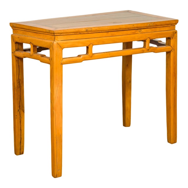 Ming Dynasty Style Vintage Elmwood Altar Console Table ...