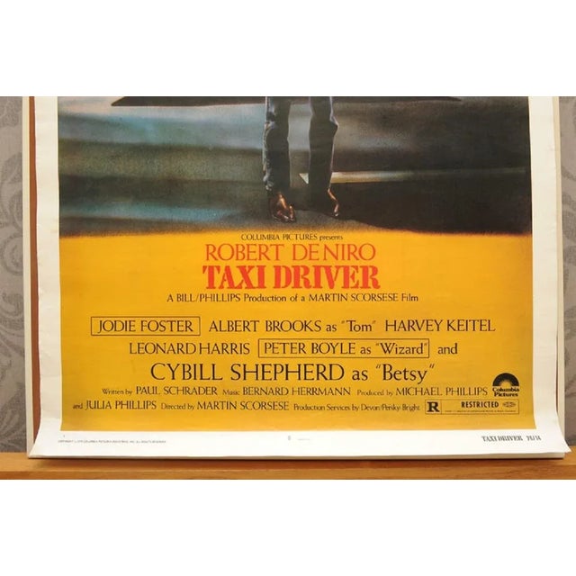 1970s Taxi Driver Movie Poster by Paul Schrader, 1970s For Sale - Image 5 of 8
