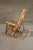 Mid 20th Century Folding Leather Strap Rocking Chair For Sale In Philadelphia - Image 6 of 12