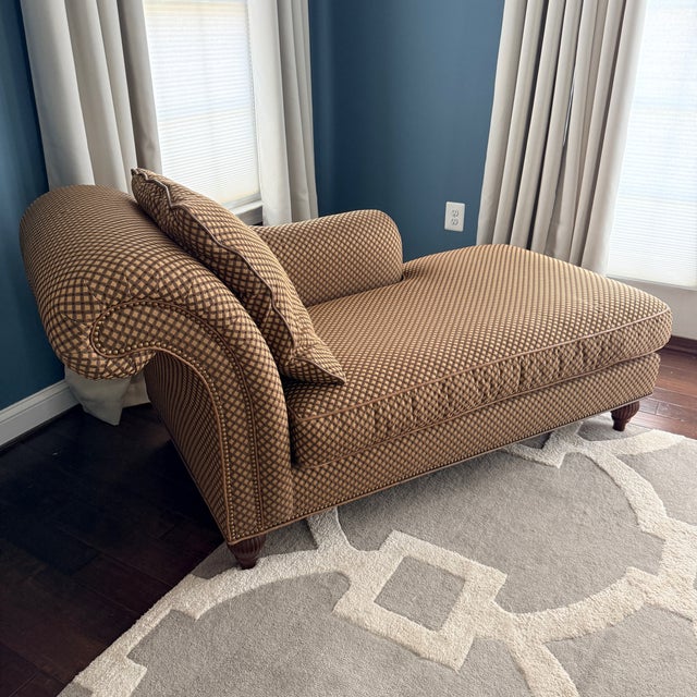 Milling Road Single Arm Chaise For Sale In Washington DC - Image 6 of 12