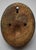 1920s Oval Cast Iron Floral Door Knocker For Sale - Image 4 of 5