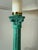 Early 20th Century Verdigris-Green Metal Table Lamp With Neoclassical Tripod Base For Sale - Image 9 of 14