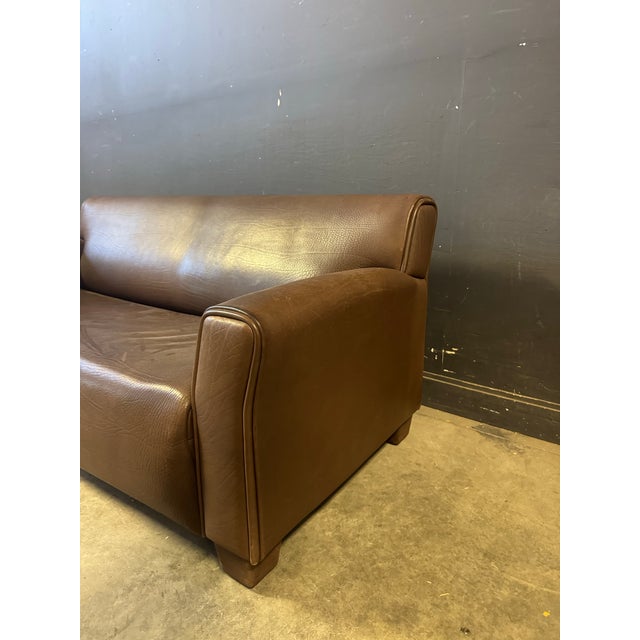Brown Vintage De Sede Ds-97 Buffalo Leather 3 Seater Sofa For Sale - Image 8 of 8