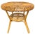 Mid-Century Round Rattan & Bamboo Coffee Table, Italy, 1960s For Sale - Image 13 of 13
