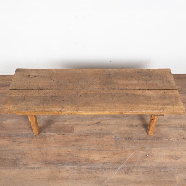 Rustic 20th Century Rustic Coffee Table From Hungary For Sale - Image 3 of 11