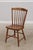 1970s Pair Hitchcock Early American Stenciled Dining Chairs For Sale - Image 5 of 18