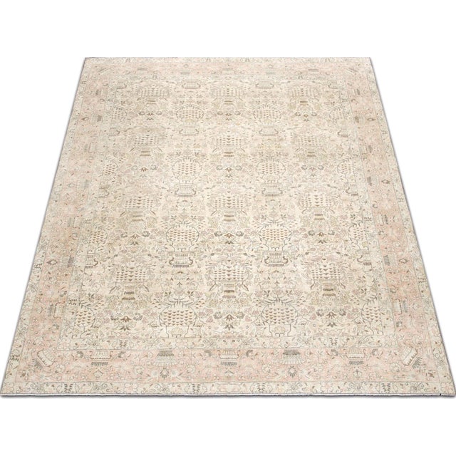 1940s 1940s Persian Tabriz Rug For Sale - Image 5 of 5