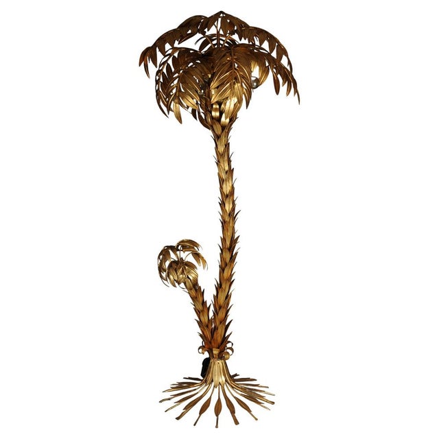 Large Palm Floor Lamp by Hans Kögl For Sale - Image 15 of 15