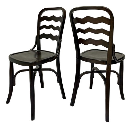 Thonet Style Chairs, 1950, Set of