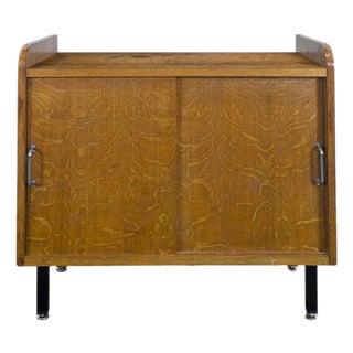 Vintage Modernist Oak Storage Unit For Sale