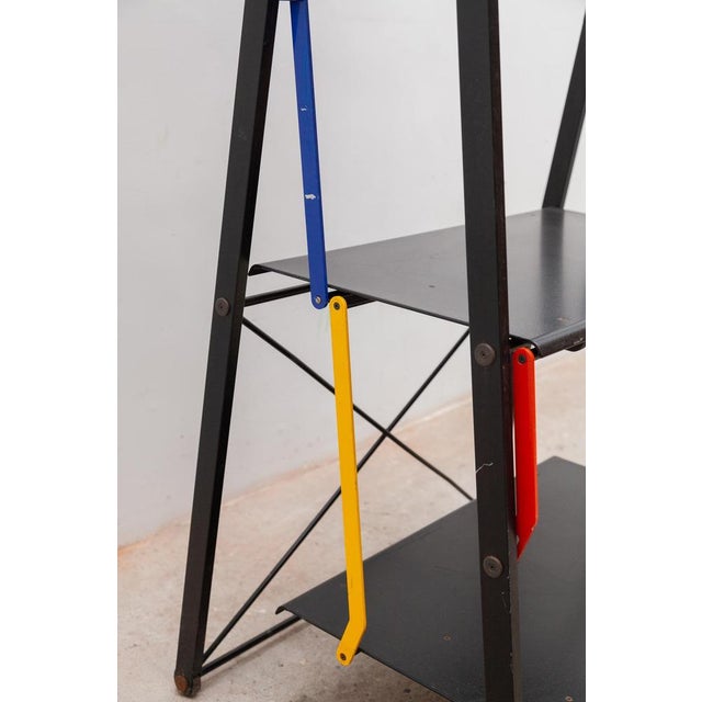 Metal Folding Bookcase For Sale - Image 6 of 13