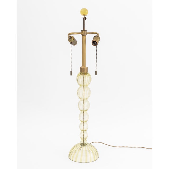 Mid 20th Century Murano Glass Table Lamp, Mid-20th Century For Sale - Image 5 of 7