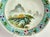 Paint Vintage Hand-Painted Chinese Famille Rose Landscape & Turquoise Enamel Dish Set - Pair For Sale - Image 7 of 8