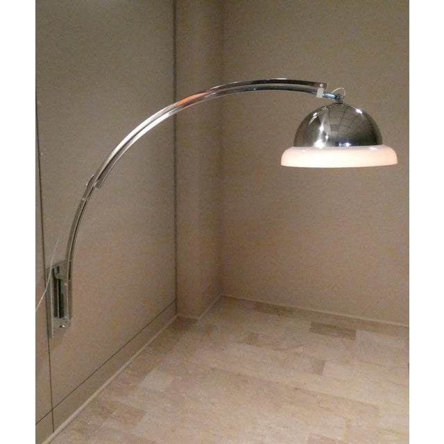 Telescopic Wall Lamp in Steel and Opaline Acrylic Glass by Goffredo Reggiani for Reggiani, 1970s For Sale - Image 14 of 14