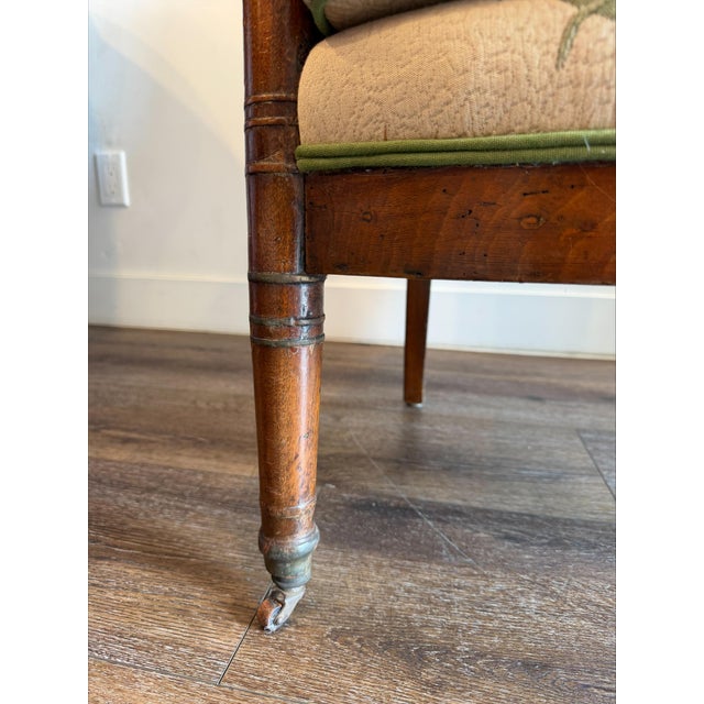Wood Vintage French Louis XVI Armchair For Sale - Image 7 of 11