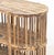 Wood Mid-Century Modern Style Two-Tier Wood Console Table For Sale - Image 7 of 9